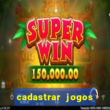 cadastrar jogos online caixa