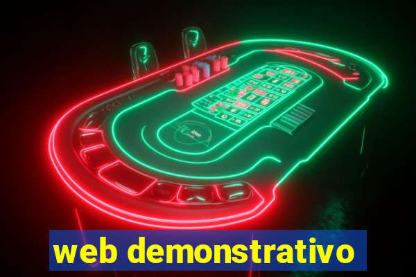 web demonstrativo