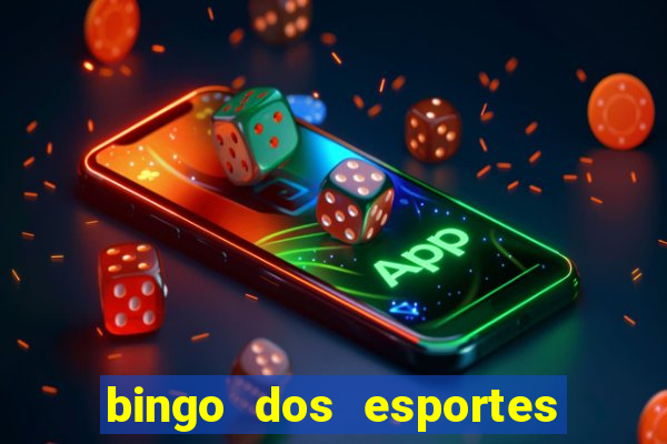 bingo dos esportes para imprimir