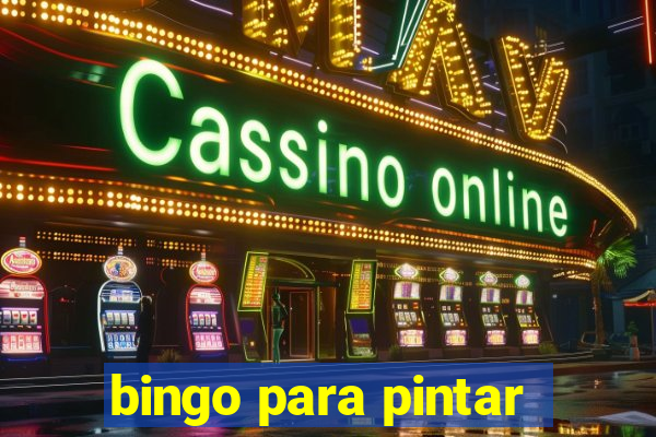 bingo para pintar