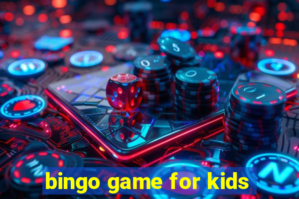 bingo game for kids