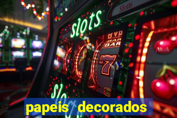 papeis decorados para imprimir