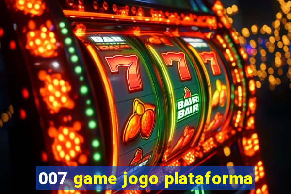 007 game jogo plataforma