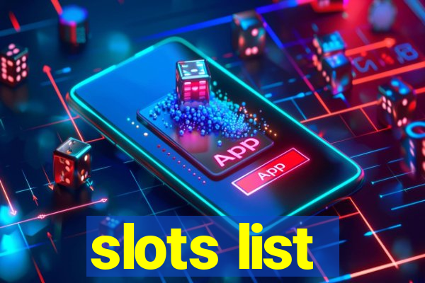 slots list