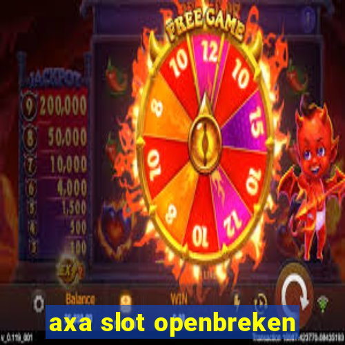 axa slot openbreken