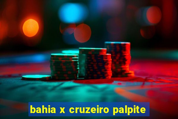 bahia x cruzeiro palpite