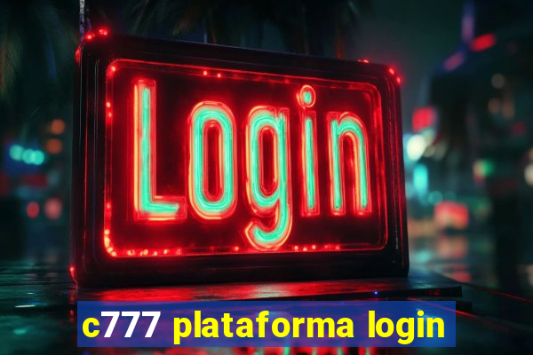 c777 plataforma login