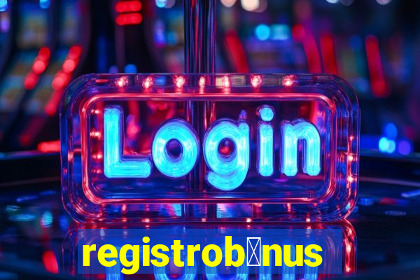 registrob么nus