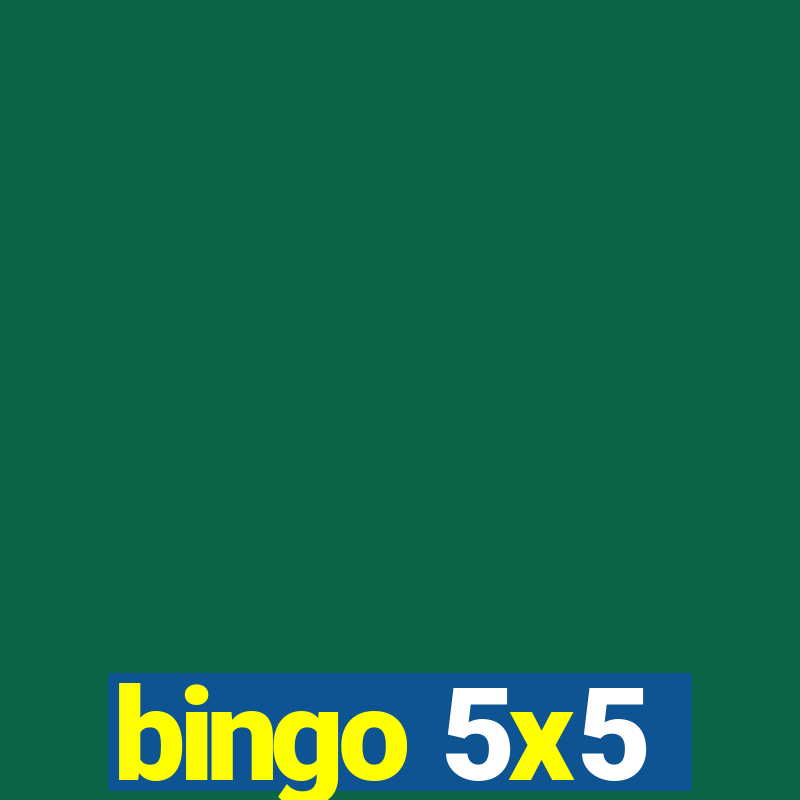 bingo 5x5