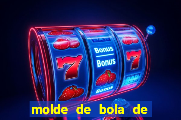 molde de bola de futebol para imprimir