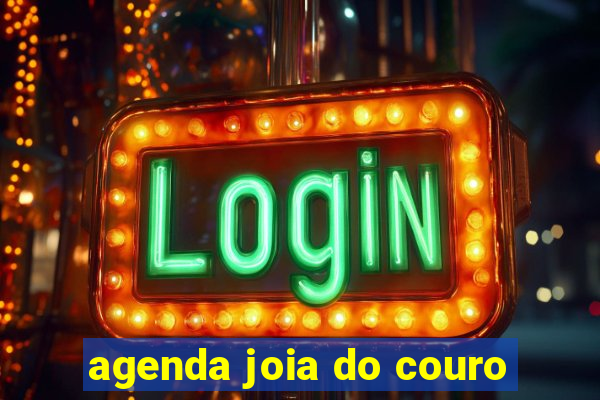 agenda joia do couro