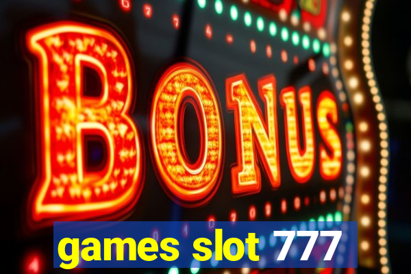 games slot 777