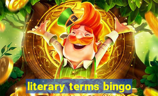 literary terms bingo