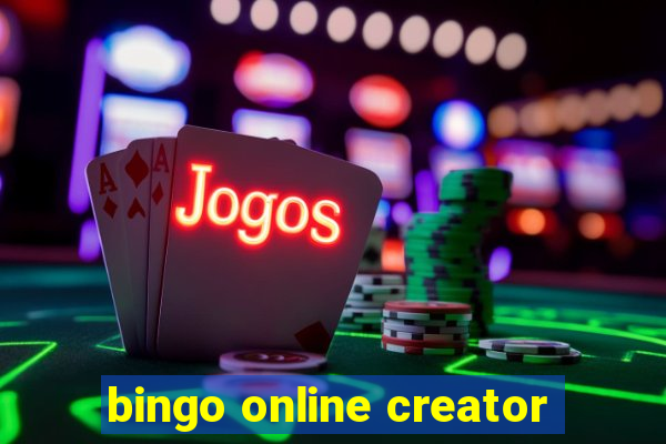 bingo online creator