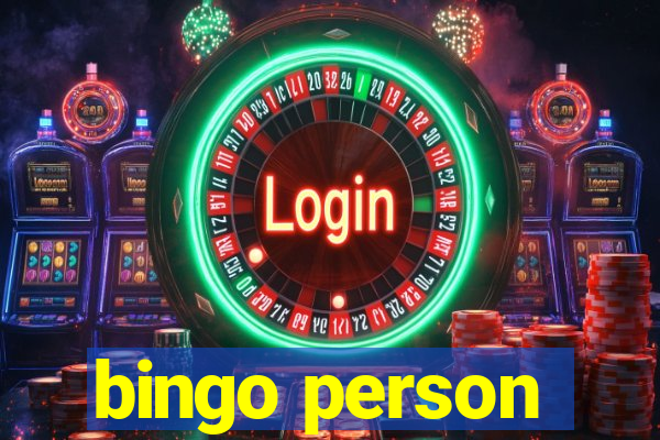 bingo person