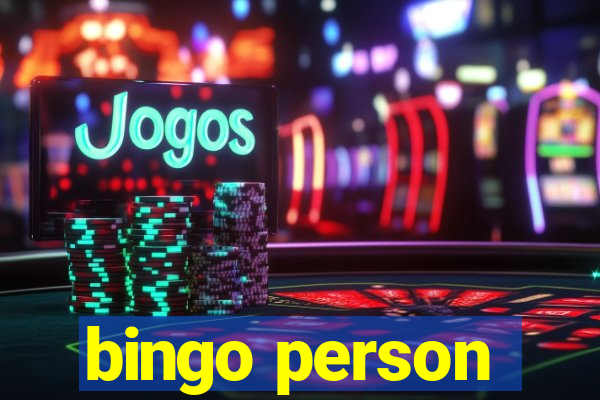 bingo person