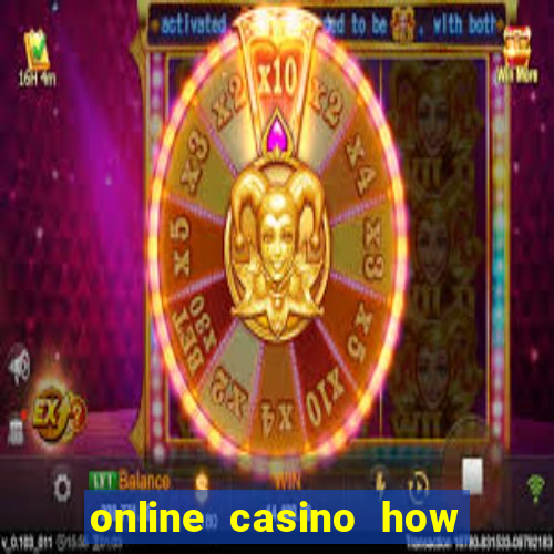 online casino how to win