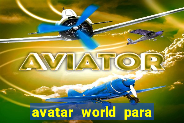 avatar world para colorir e imprimir