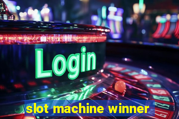 slot machine winner