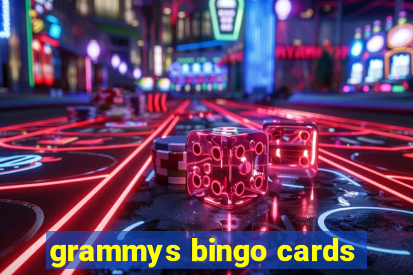 grammys bingo cards