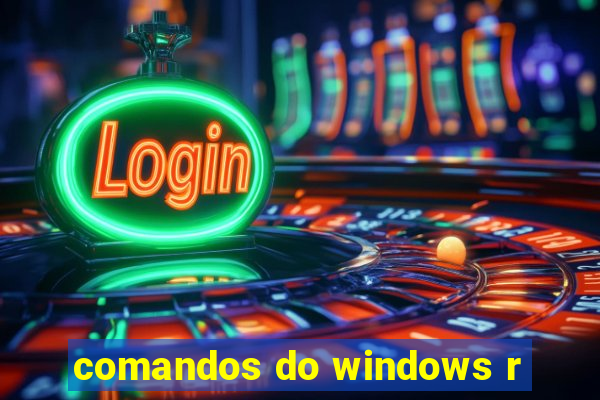 comandos do windows r