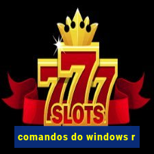 comandos do windows r