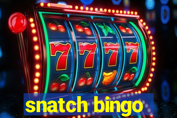 snatch bingo