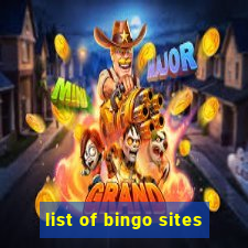 list of bingo sites