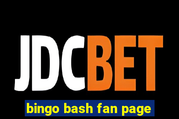 bingo bash fan page