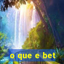 o que e bet