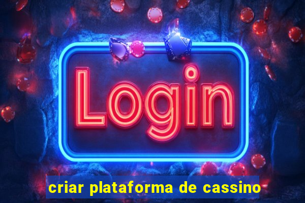 criar plataforma de cassino