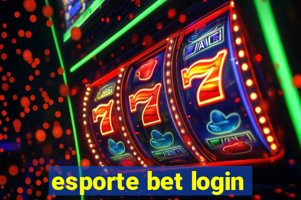 esporte bet login