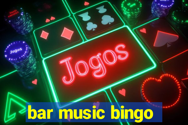 bar music bingo