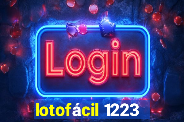 lotofácil 1223