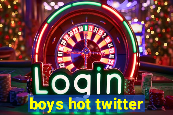 boys hot twitter