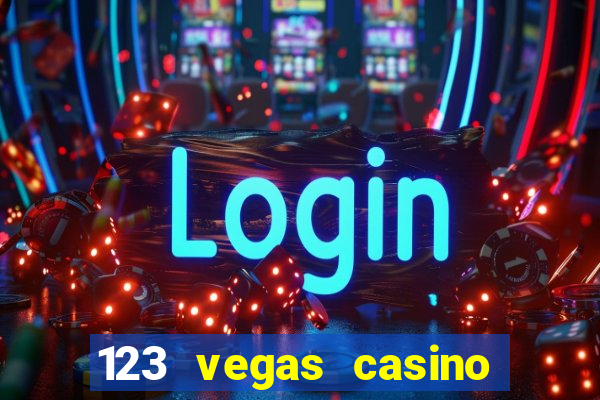 123 vegas casino login page