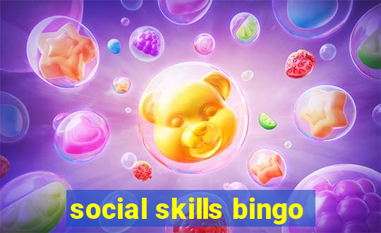 social skills bingo