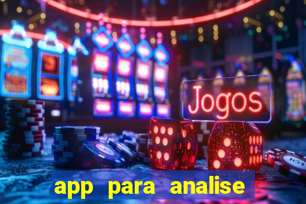 app para analise de jogos