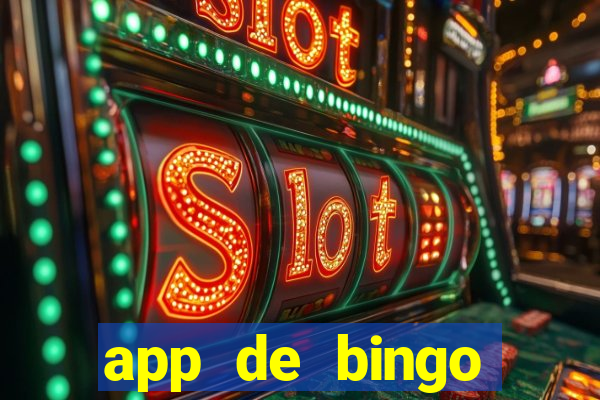 app de bingo valendo dinheiro