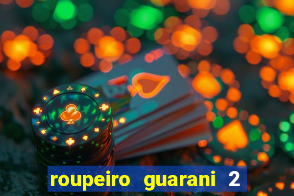 roupeiro guarani 2 portas de correr com espelho