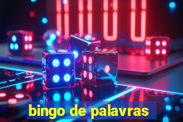 bingo de palavras