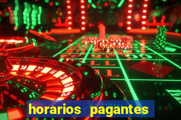 horarios pagantes fortune tiger madrugada