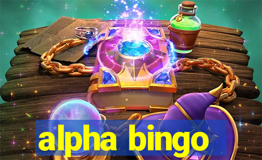 alpha bingo