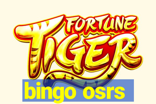 bingo osrs