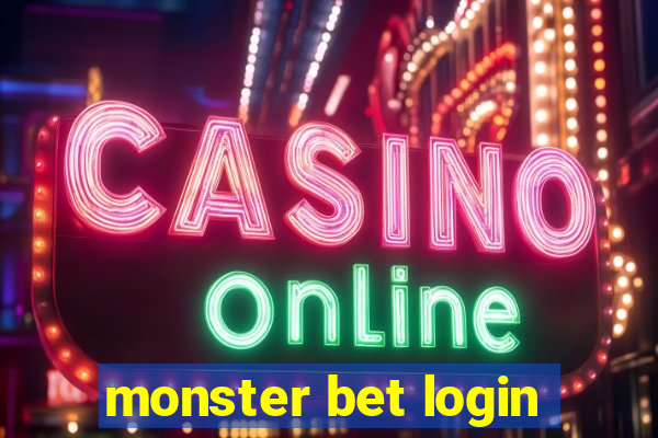 monster bet login