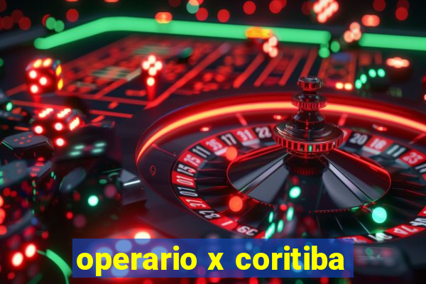 operario x coritiba