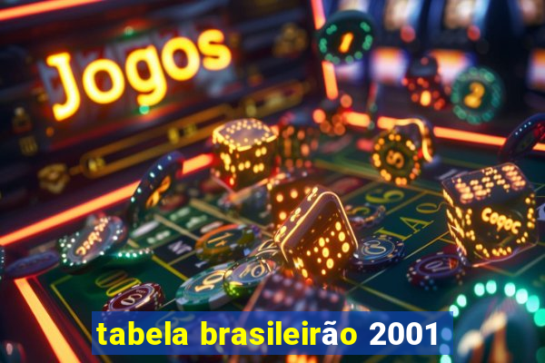 tabela brasileirão 2001