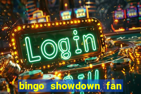 bingo showdown fan page freebies