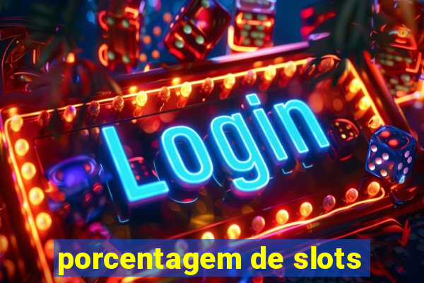 porcentagem de slots