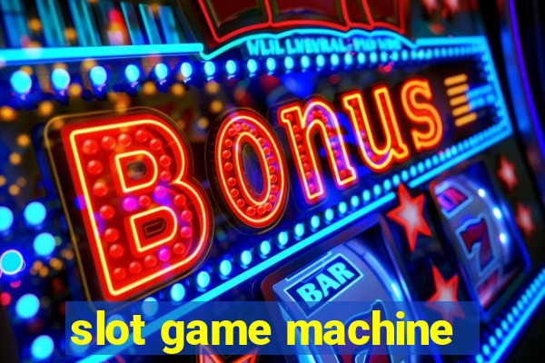 slot game machine